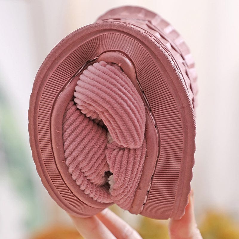 Indoor Corduroy Shoes Warm Plush Home Slipper Anti Slip Floor Bedroom Shoes Autumn Winter shoes fashion novaa