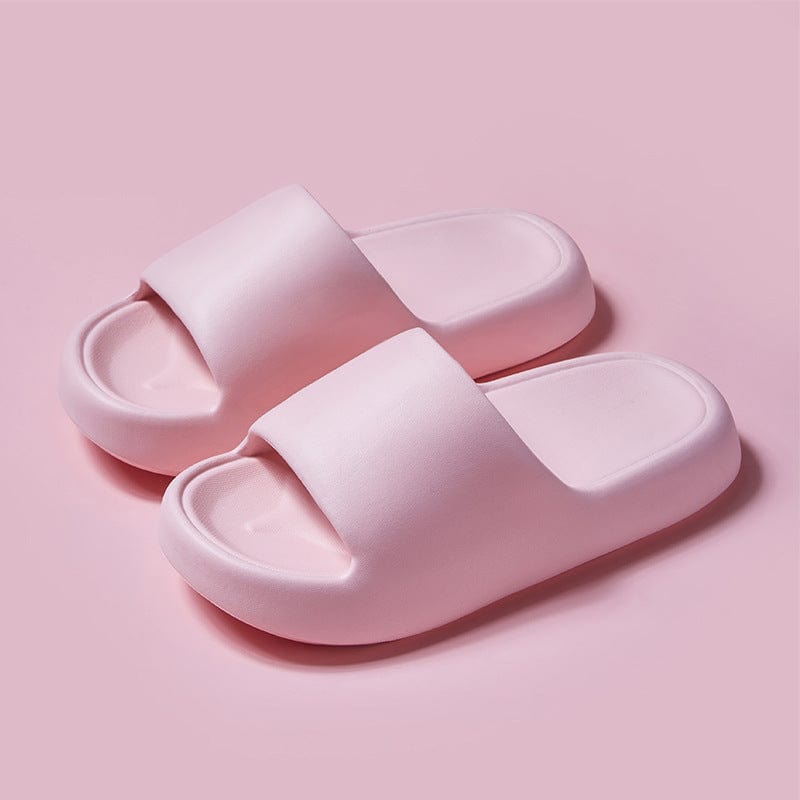 Bread Shoes Home Slippers Non-slip Indoor Bathroom Slippers shoes fashion novaa Pink 36to37