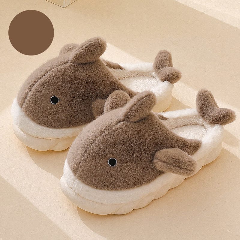 Shark Slippers Soft Sole Furry Shoes Home Bedroom Slippers Women shoes fashion novaa