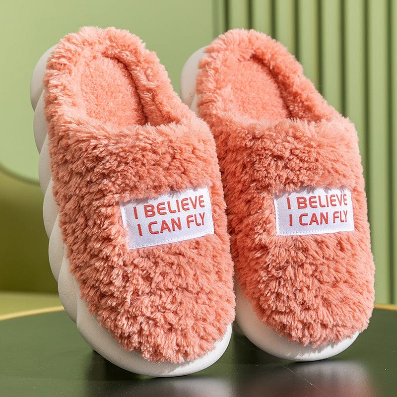 Warm Plush Slippers Home Shoes For Women Couple Winter Slippers shoes fashion novaa