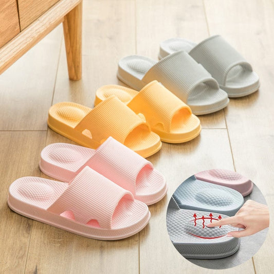Women Bathroom Slippers With Heel Massage Ball Design Shoes At Home shoes fashion novaa