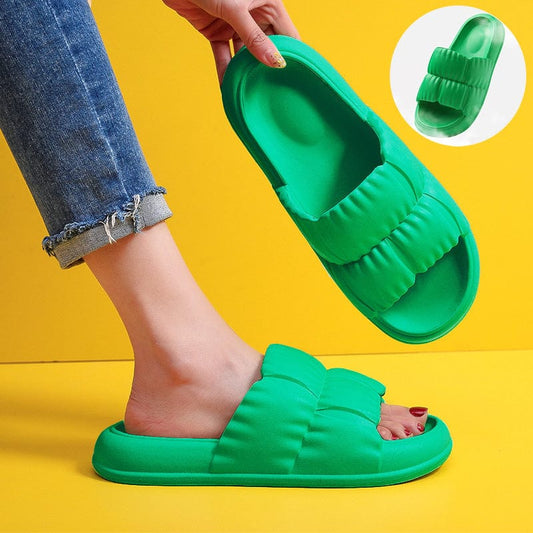 Women Home Shoes Bathroom Slippers Soft Sole Slides Summer Beach Shoes shoes fashion novaa
