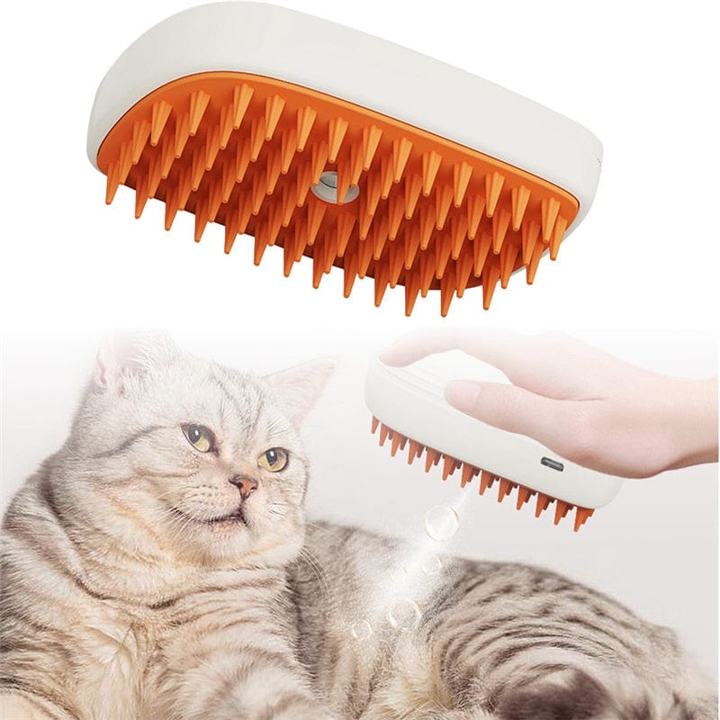 USB Rechargeable Pets Steam Brush Spray Massage Comb Pet Grooming Tools Cat Steam Comb Pet Products Trending Products Vismera