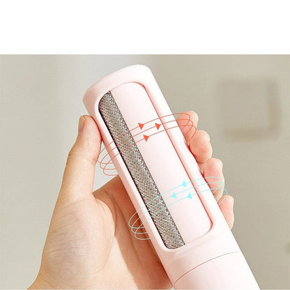 2-1 Reusable Pet Hair Remover Brush Lint Roller Portable Effective Self Cleaning Tool for Cat Dog Fur Hair Dust Removal Brush Trending Products Vismera