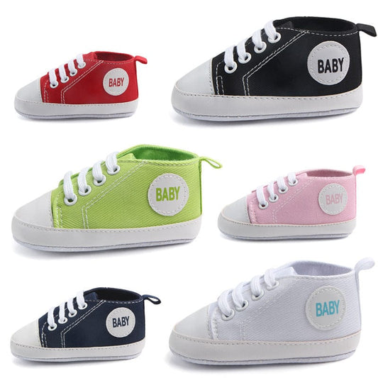 Canvas Classic Sports Sneakers Baby Boys Girls First Walkers Shoes Infant Toddler Soft Sole Anti-slip Baby Shoes Trending Products fashion novaa