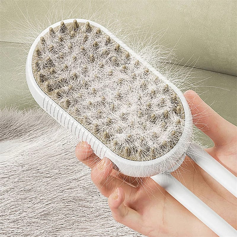 Cat Steam Brush Steamy Dog Brush 3 In 1 Electric Spray Cat Hair Brushes For Massage Pet Grooming Comb Hair Removal Combs Pet Products Trending Products Vismera