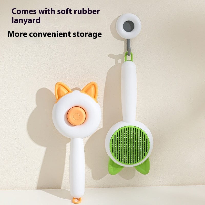 Pet Dog Brush Cat Comb Self Cleaning Pet Hair Remover Brush For Dogs Cats Grooming Tools Pets Dematting Comb Dogs Accessories Pet Products Trending Products Vismera