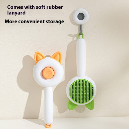 Pet Dog Brush Cat Comb Self Cleaning Pet Hair Remover Brush For Dogs Cats Grooming Tools Pets Dematting Comb Dogs Accessories Pet Products Trending Products Vismera