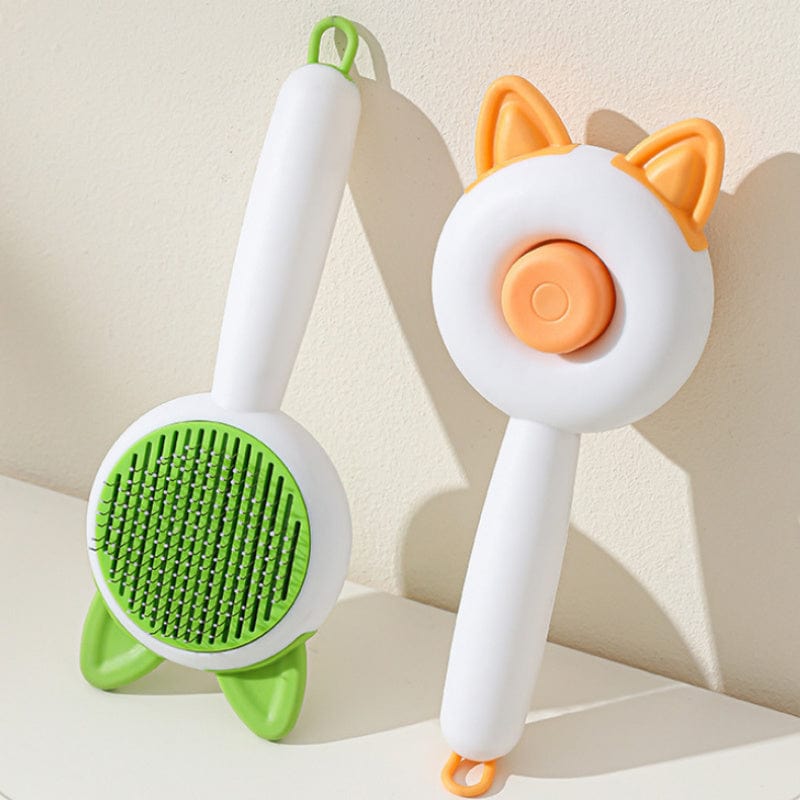 Pet Dog Brush Cat Comb Self Cleaning Pet Hair Remover Brush For Dogs Cats Grooming Tools Pets Dematting Comb Dogs Accessories Pet Products Trending Products Vismera
