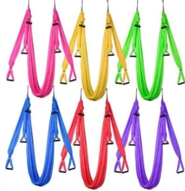 fashion novaa Trending Products Yellow Anti Gravity Yoga Hammock